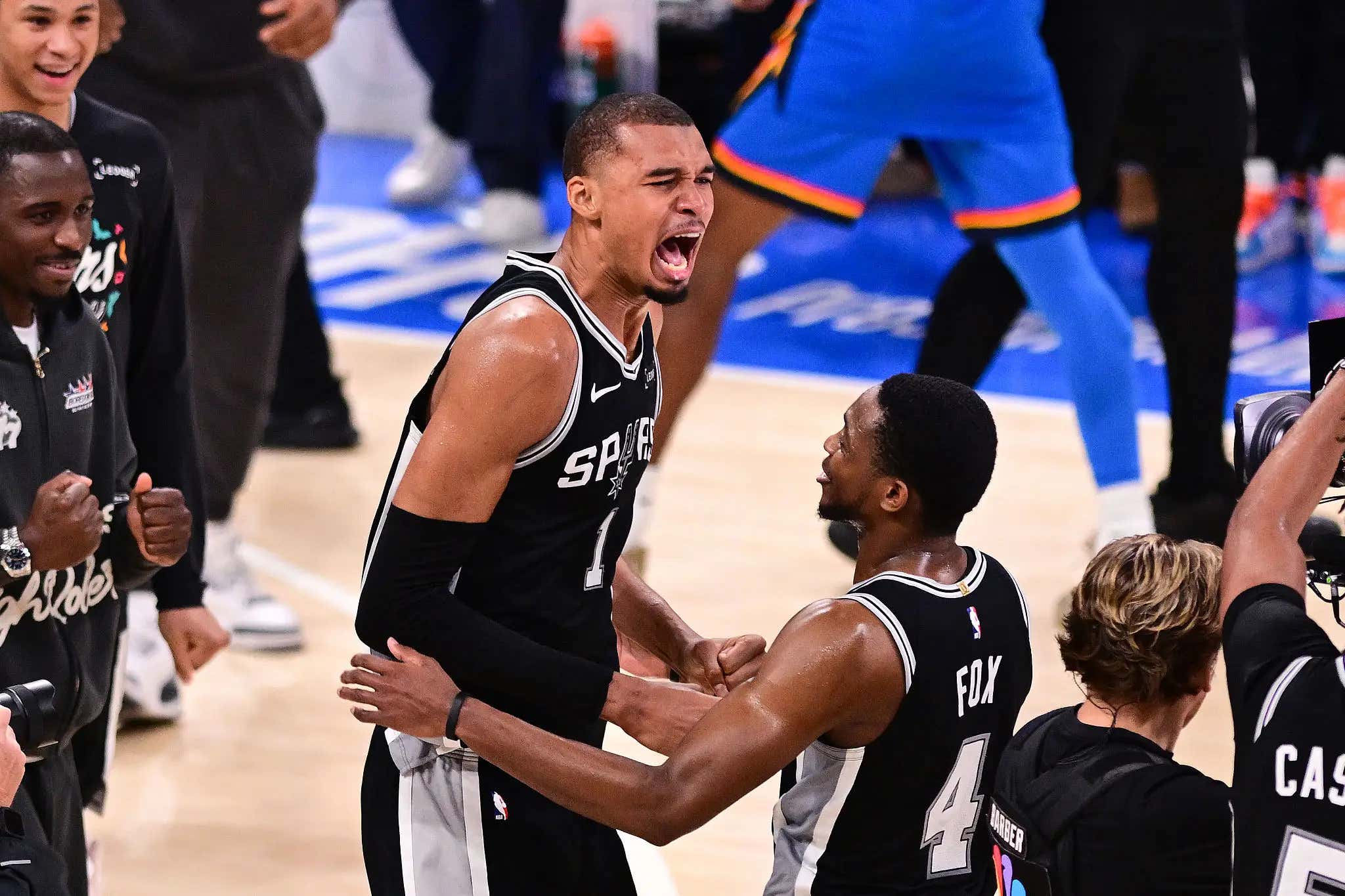 WEMBY AND THE SPURS TAKE DOWN THE THUNDER TO WIN GAME 7 AND ARE HEADED TO THE NBA FINALS