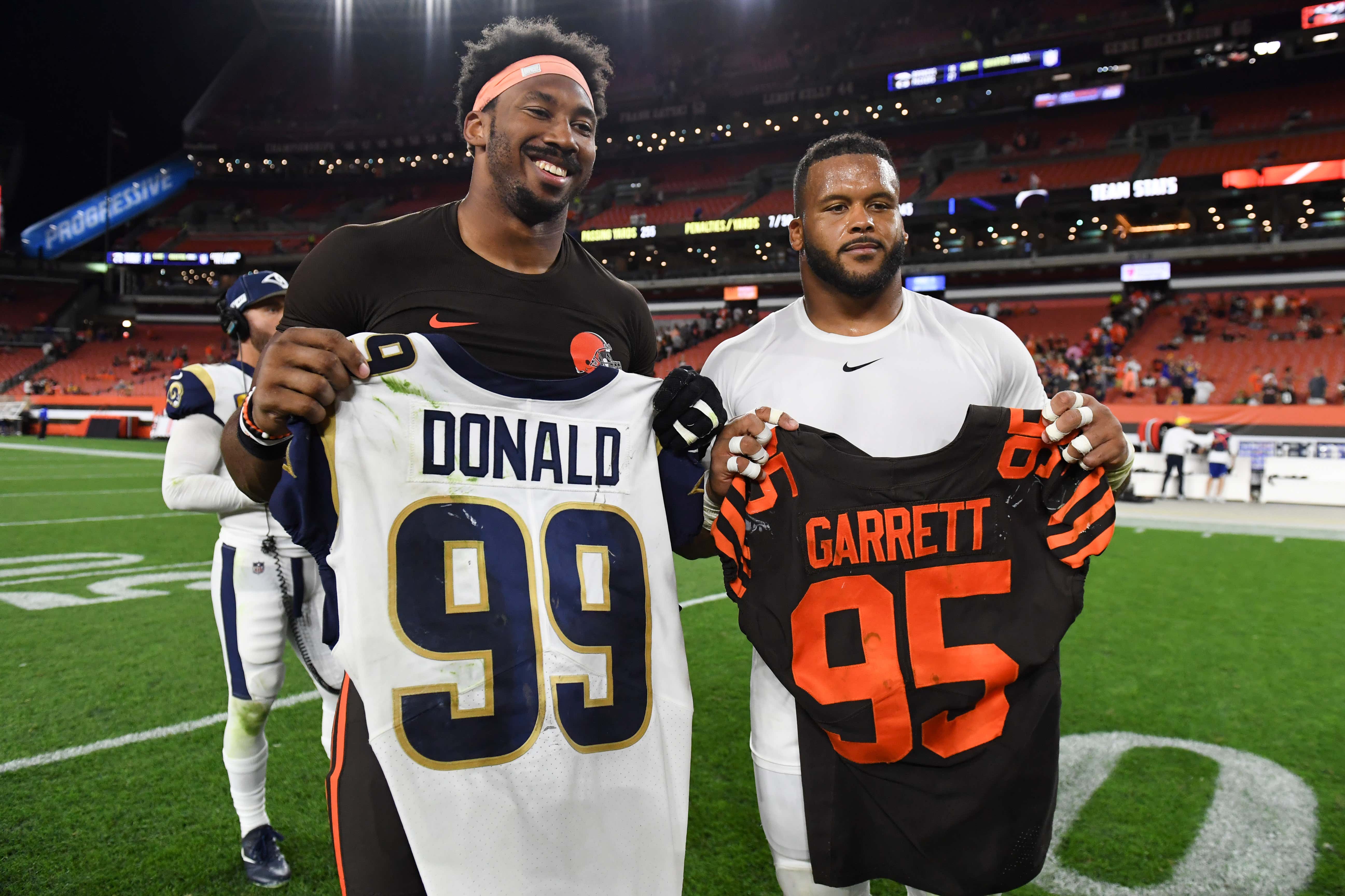Stay Ready: Aaron Donald Is Now Openly Telling People He's 'Flirting With The Idea' Of Coming Back To The Rams So He Can Play With Myles Garrett