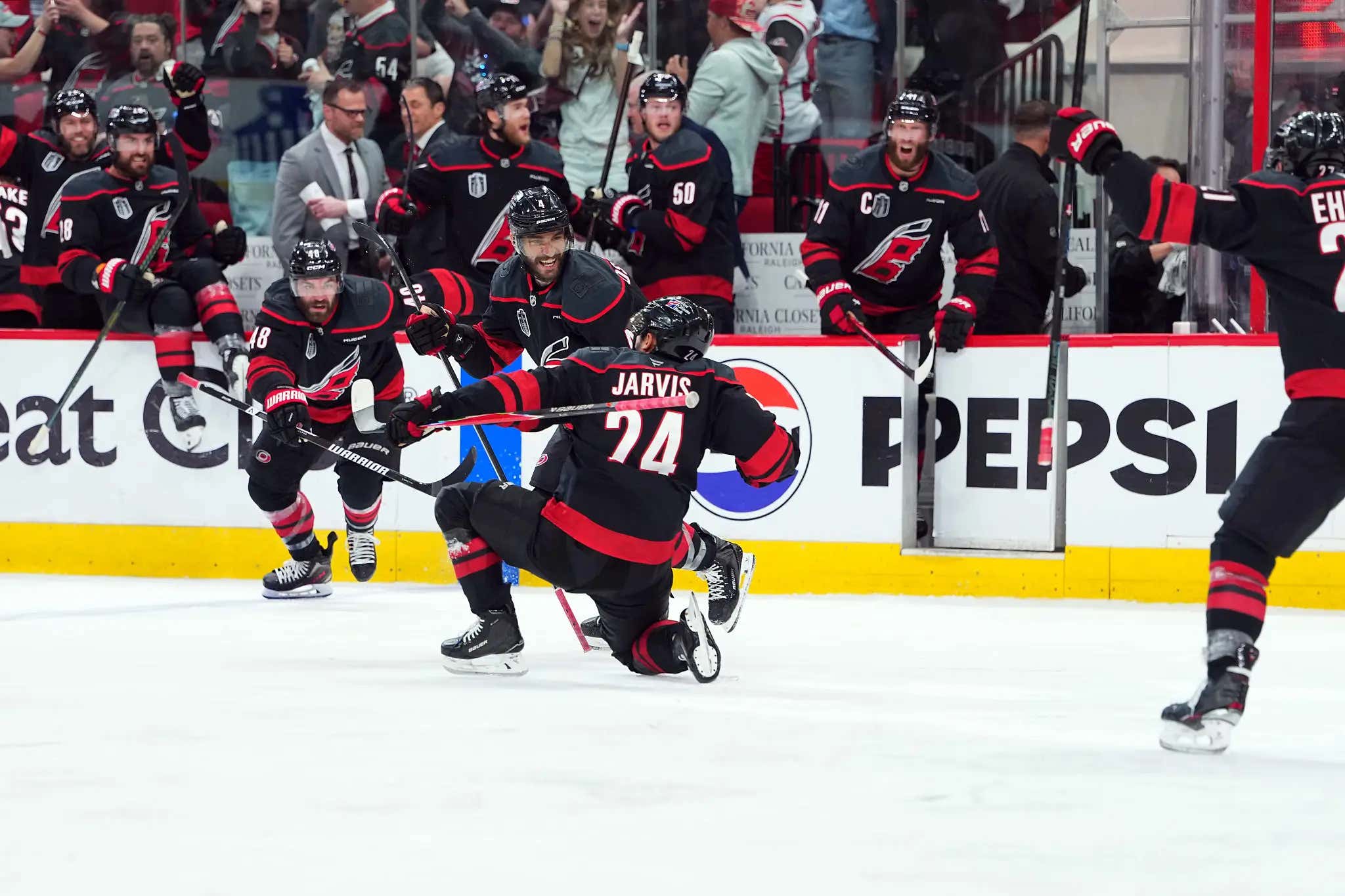 The Carolina Hurricanes Are Addicted To Winning Games In Overtime, Send The Series To Vegas Tied 1-1