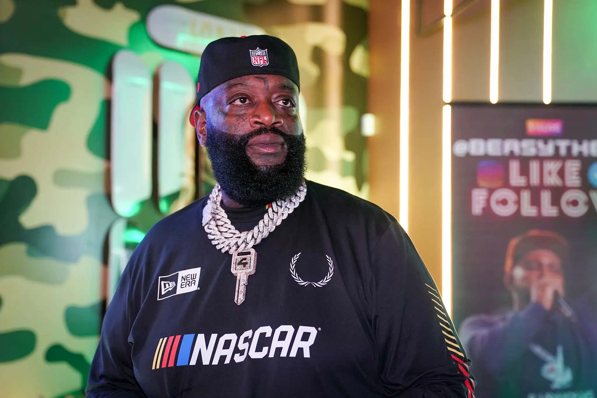 Rick Ross Is Getting Heat For Being Found At An Airport In Colombia Flying Commercial Even Though He Has A Private Jet
