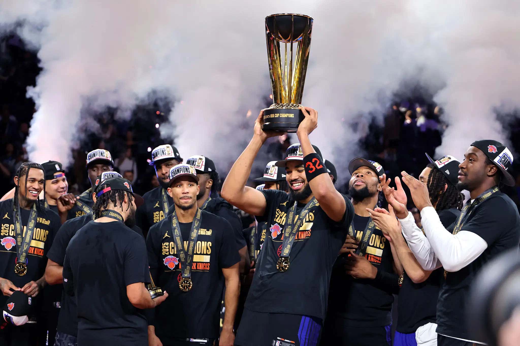 Fuck It, The Knicks Should Raise The NBA Cup Banner Next Season Too!