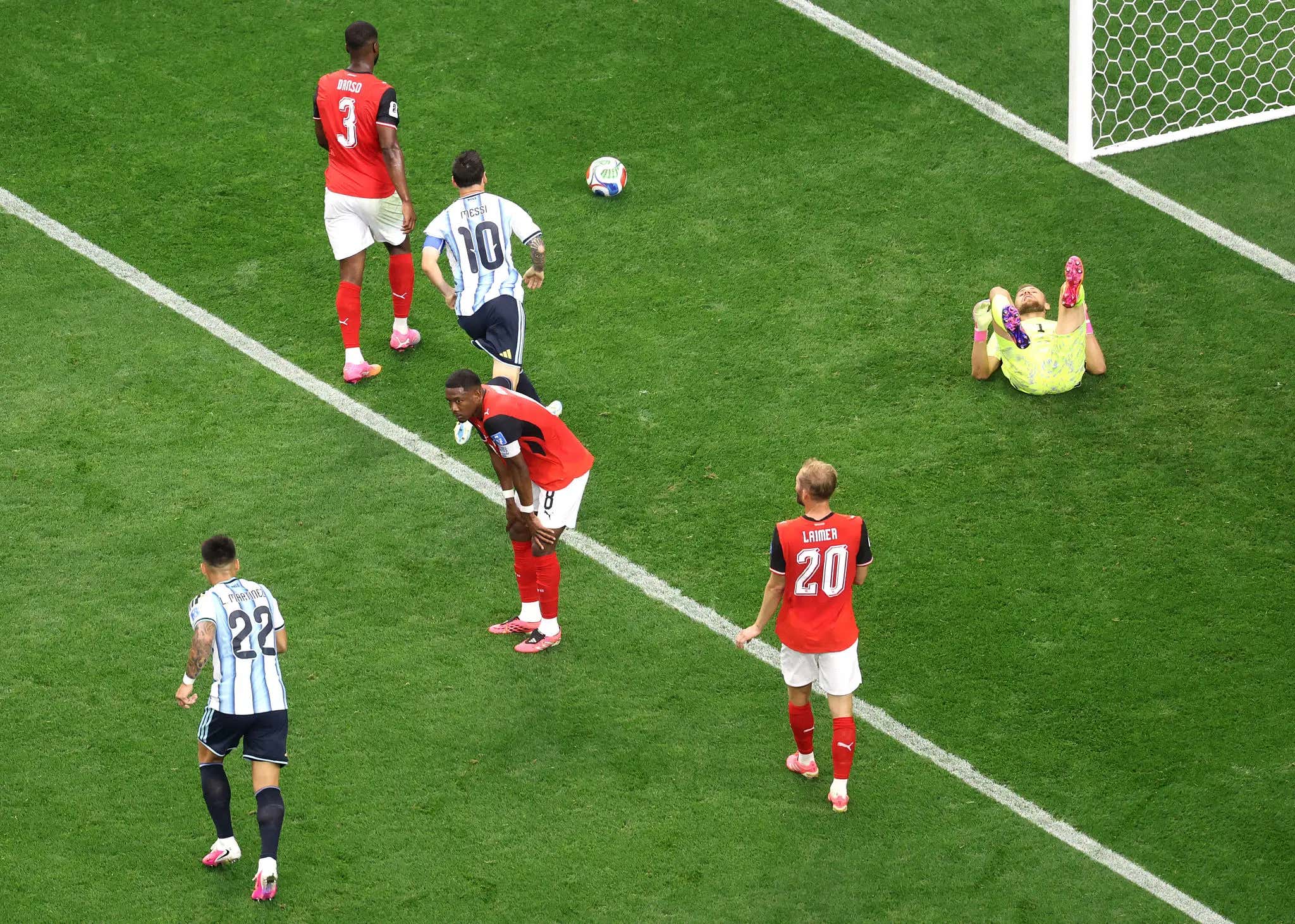 Can Somebody Who Knows Soccer Tell Me How The Hell Austria Leaves Messi WIDE OPEN in The Top of The Box?