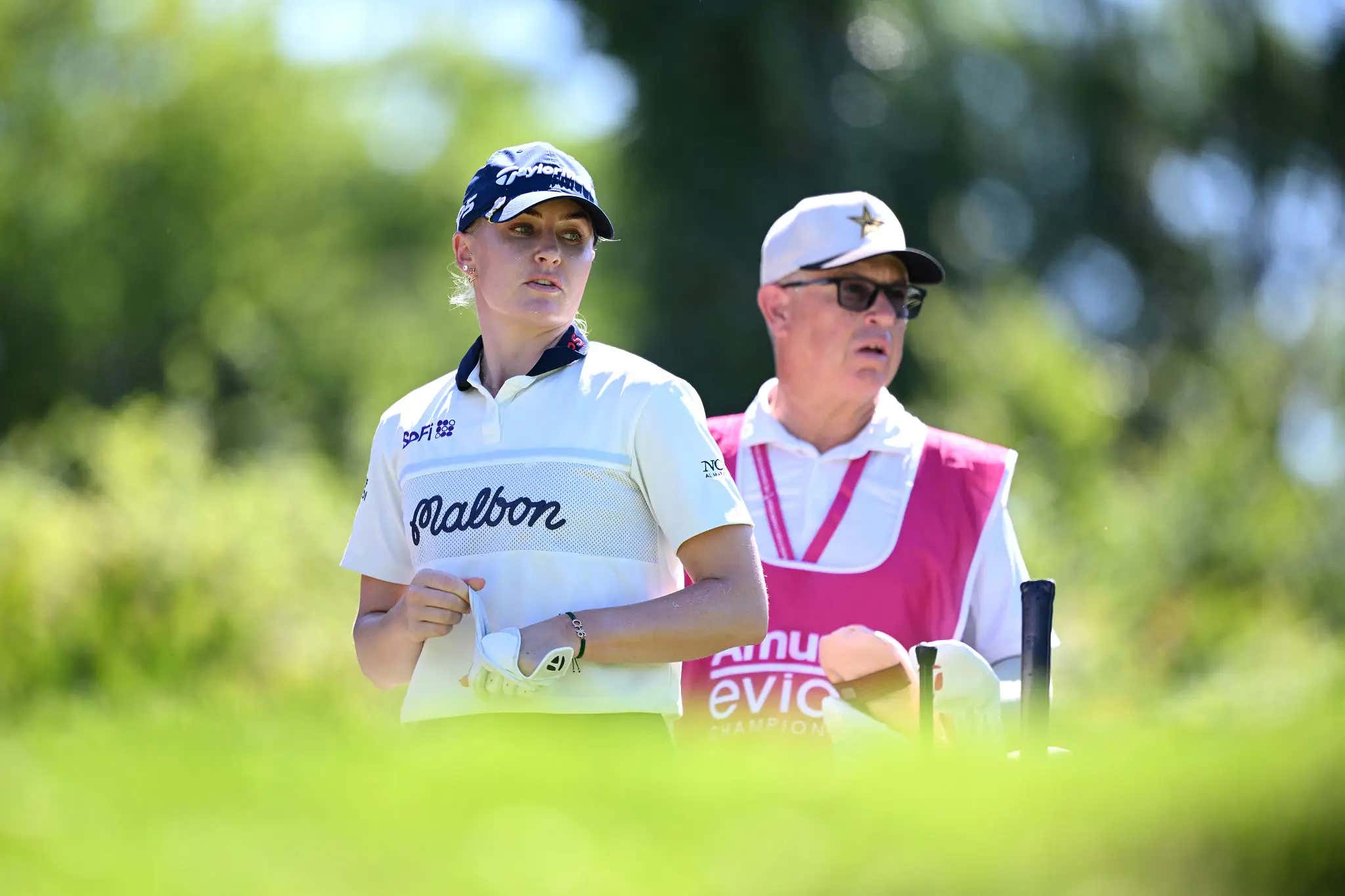 Cream Team: Charley Hull And Her Caddie Getting An Ice Cream Cone Delivered In The Middle Of A Major Round Is A Genius Move On The Course