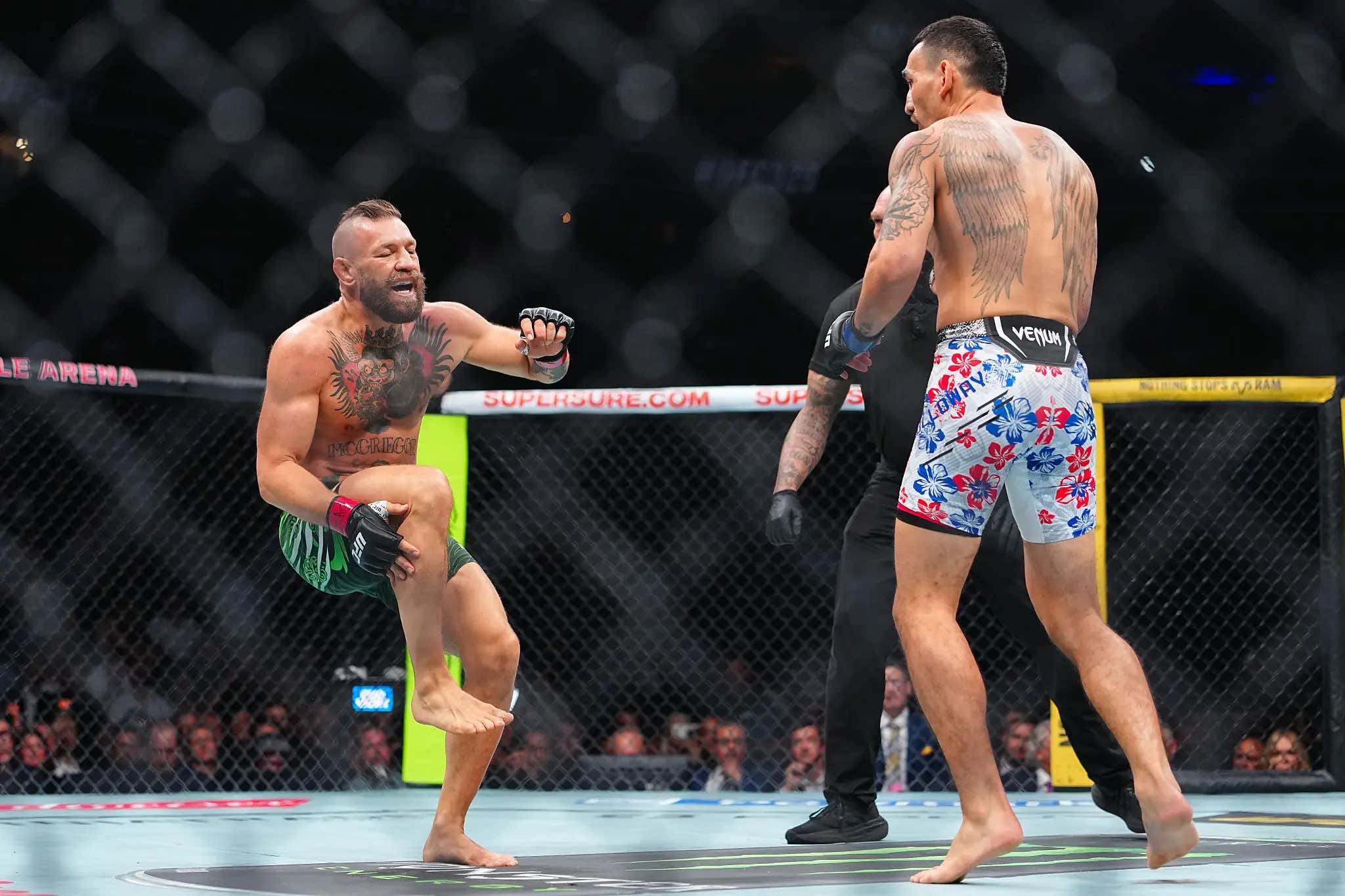 Conor McGregor Blows Out His Knee And The Max Holloway Fight Is Over Before It Started