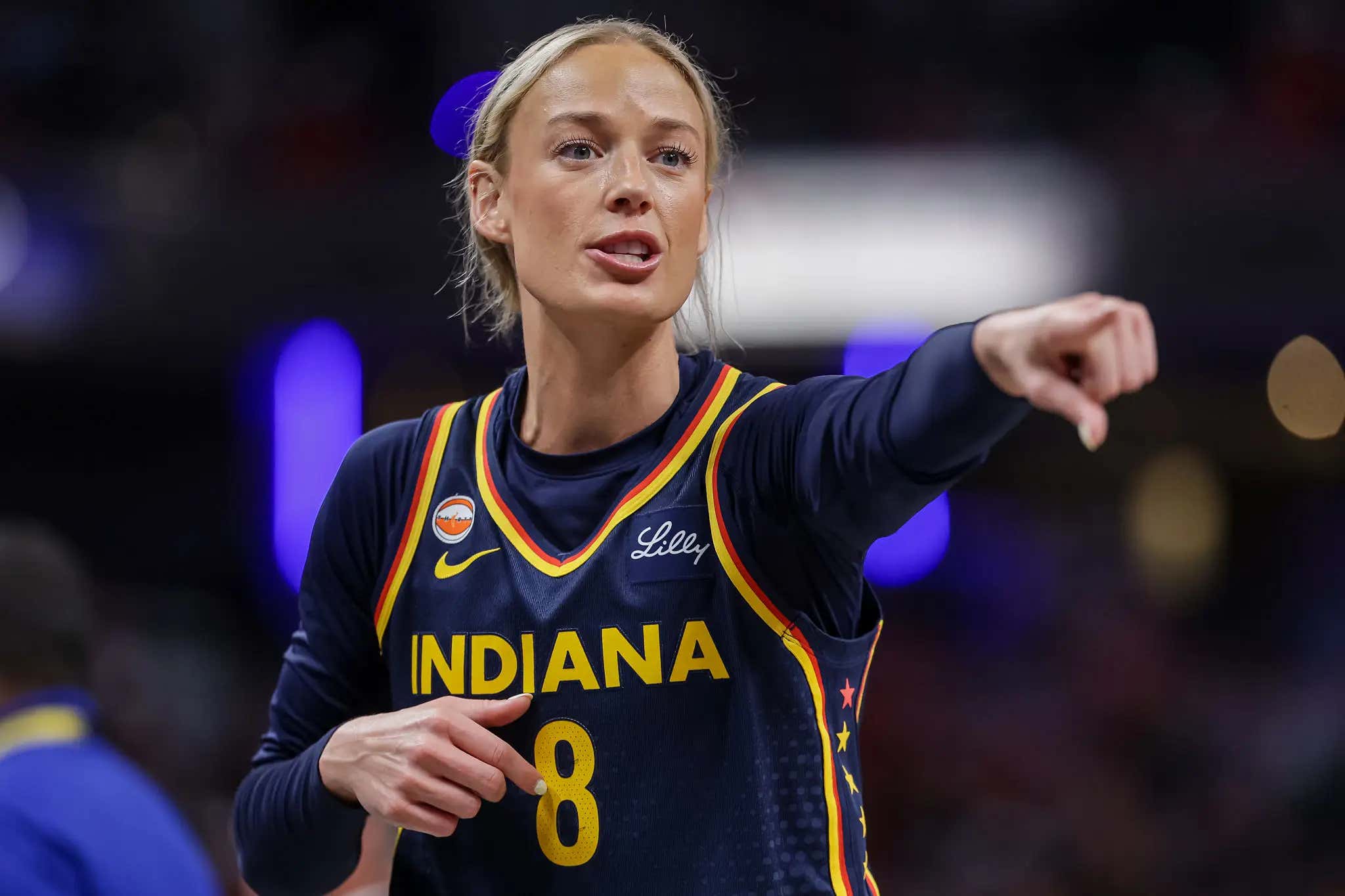 The WNBA Players Association Has Banned the Licensing of Sophie Cunningham's Iconic Finger Point Because it's 'Derogatory'