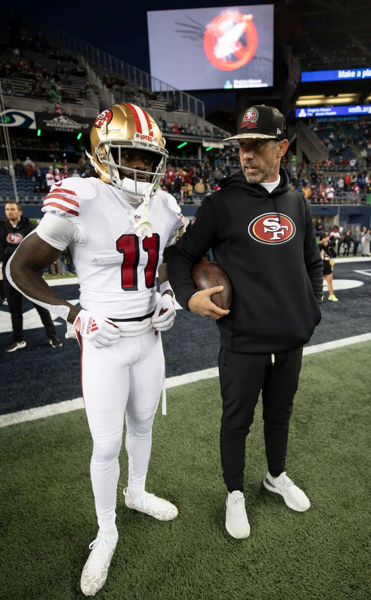 Brandon Aiyuk's Latest Attempt to Get Out of San Francisco: Ridiculing Kyle Shanahan for Crashing His Car