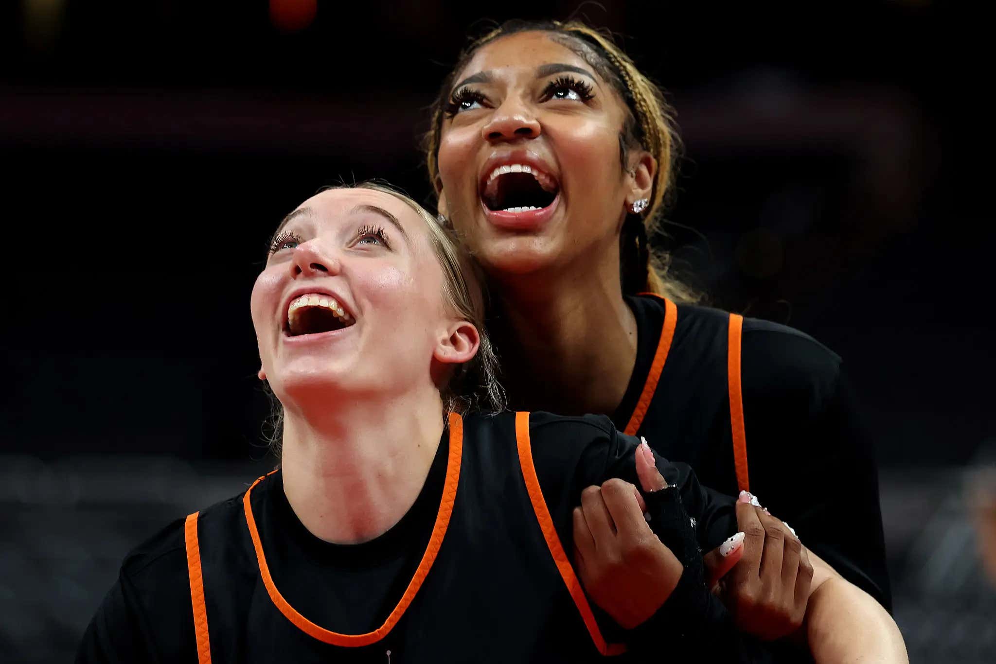 The WNBA Beclowns Itself Once Again by Posting, Then Deleting, a Video of Angel Reese and Paige Bueckers Betting on a Game