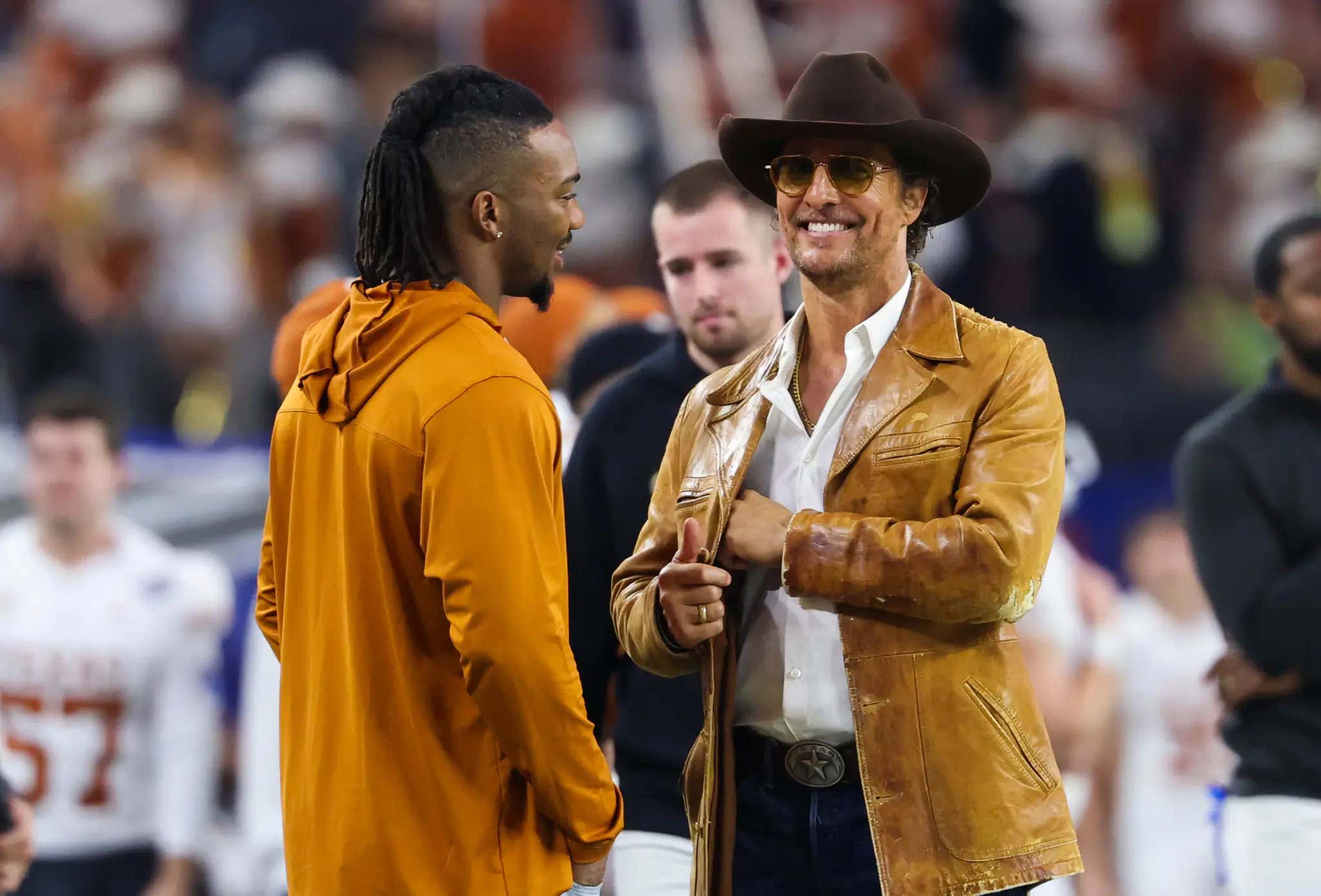 Minister Of Culture Never Stops: Matthew McConaughey Was The First Person To Text Bijan Robinson After He Signed His New Contract