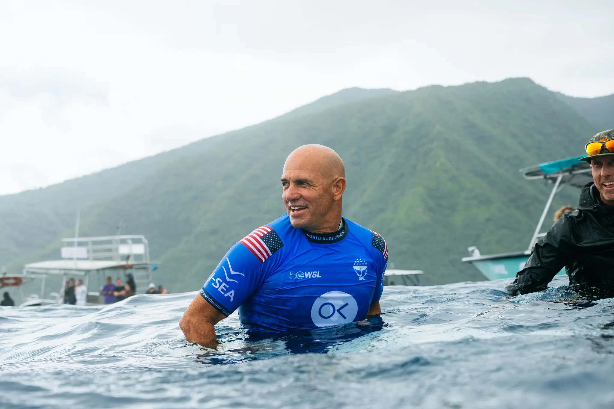 Kelly Slater Is 54-Years-Old And Still Ripping Teahupo'o As Hard As Ever