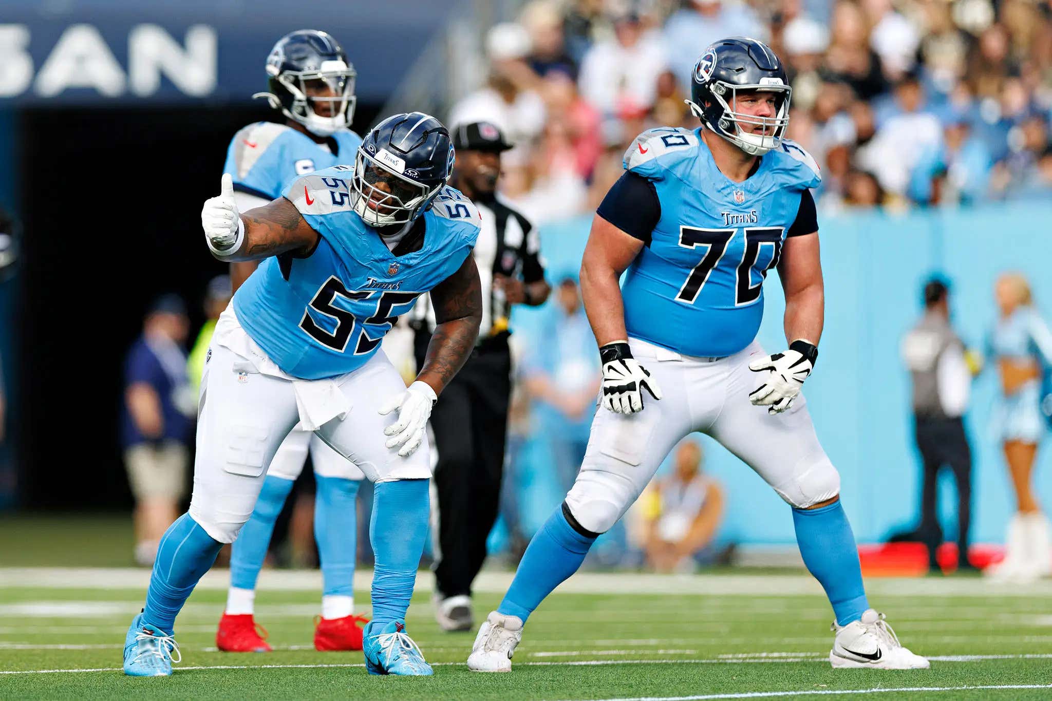 'You Can't Have A Revolution Without Any Bloodshed' - Titans OL JC Latham Dropped An Incredible Line When Talking About His Plan To Play Physical