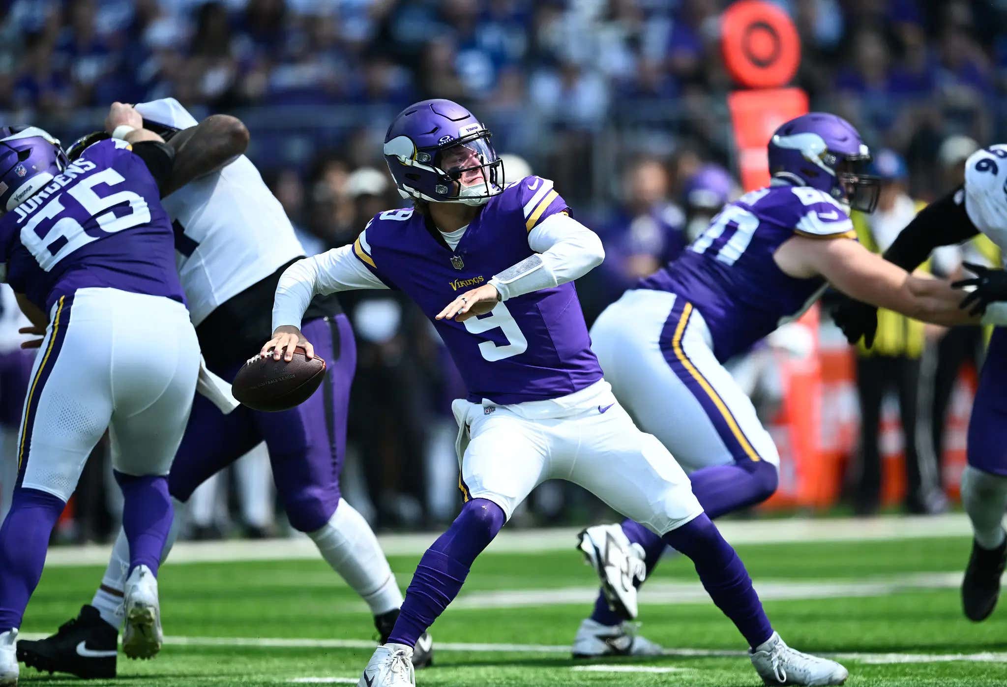 The Battle Isn't Over - JJ McCarthy Is Now Reportedly Splitting Reps With Carson Wentz, People Going Nuts That He'll Get Traded Or Cut