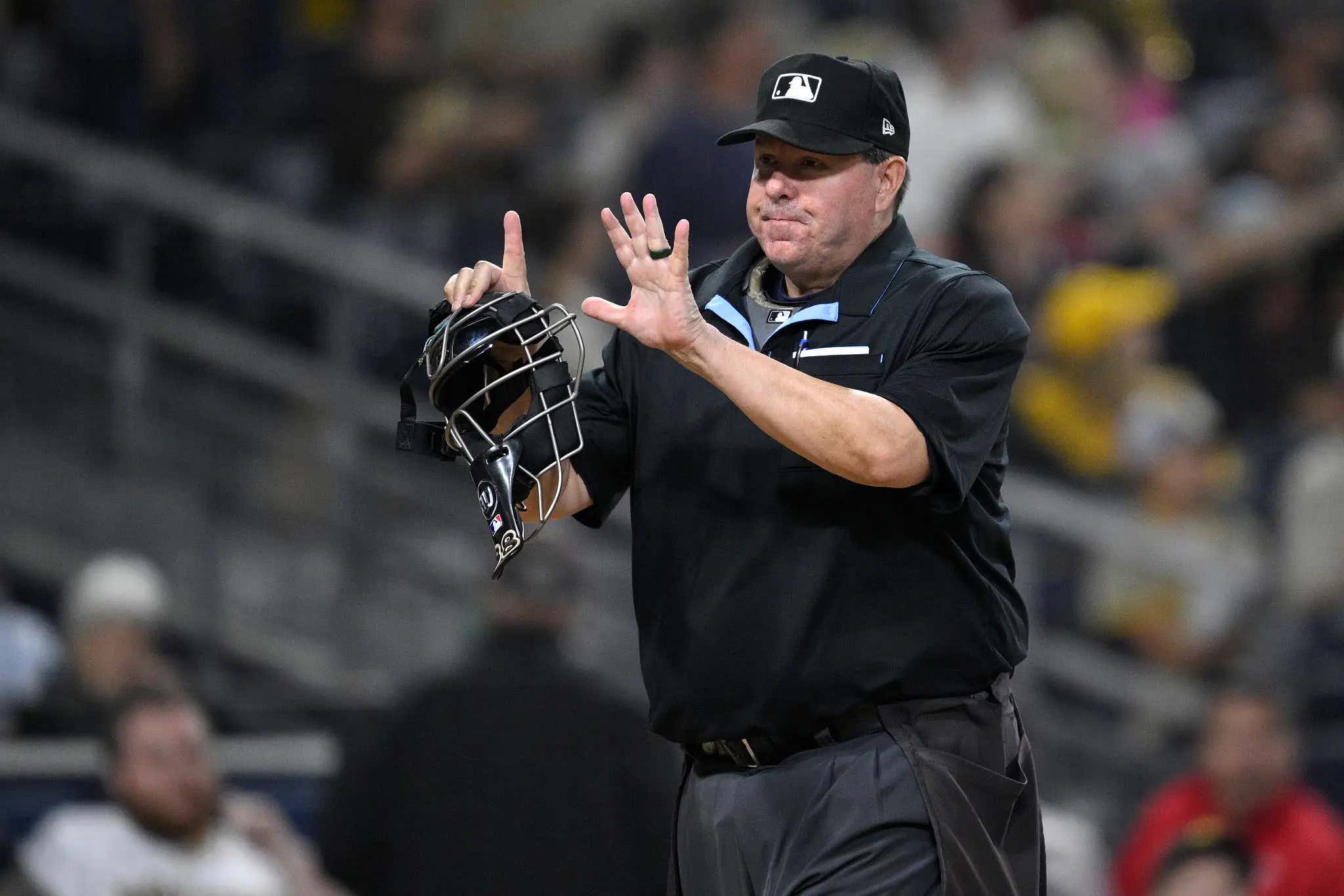 Ump Show Of The Century! Doug Eddings Complained About Cardinals Pitcher Hancel Rincon's Hat (It Was His MLB Debut) Which Led To The Ejection Of Cardinals Manager Oli Marmol And Then Eddings Blew A Call At The Plate