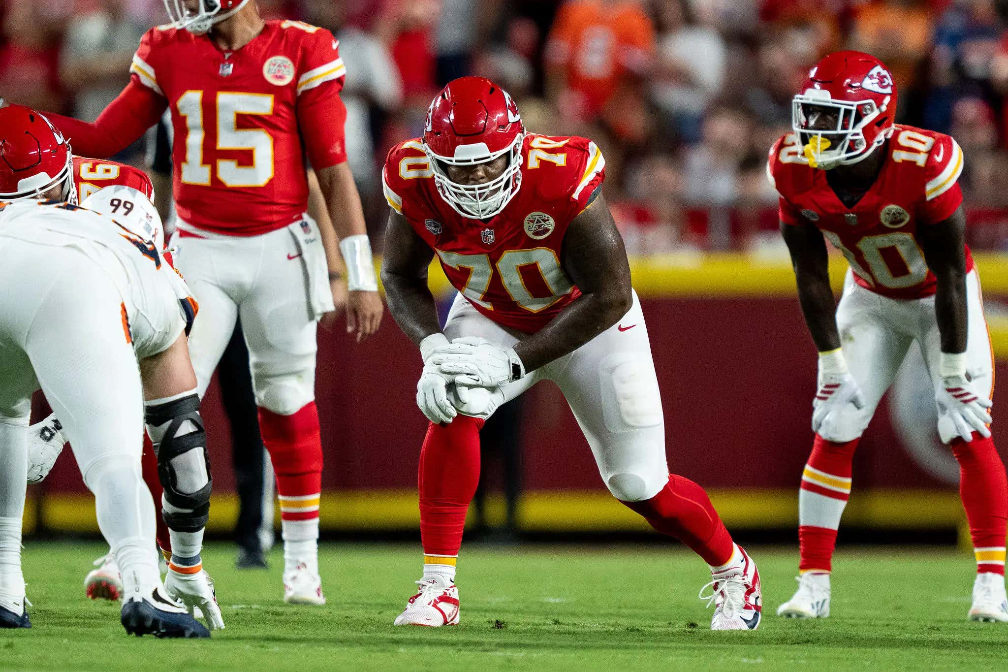 Awesome Story – Kahlil Benson, Undrafted Rookie Out of Indiana, Started at Left Tackle For The First Time Since High School For Kansas City on Monday Night Football and Knocked It Out of The Park