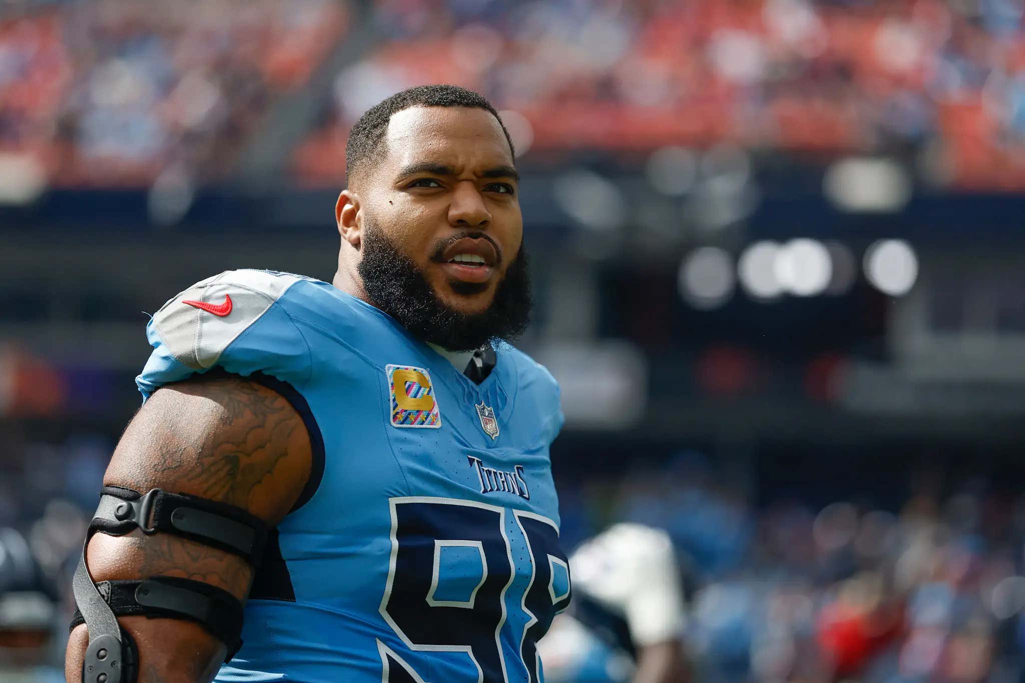 Jeffery Simmons Is Making A Strong Case To Being The Dumbest Player In The NFL After Saying The Titans Just Need To "Make Jalen Hurts Be A Quarterback"