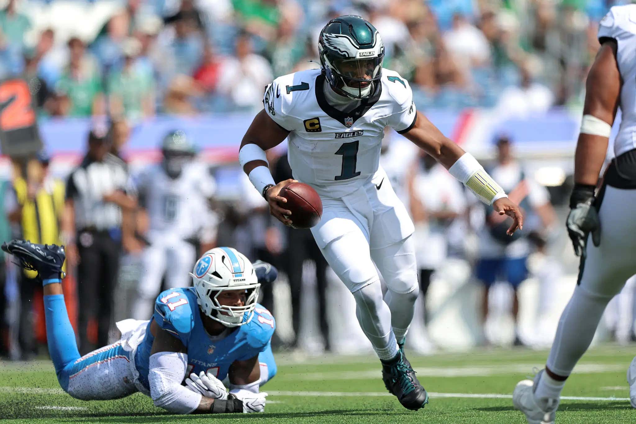 YOU NEVER LEAVE THAT MUCH TIME LEFT ON THE CLOCK FOR JALEN HURTS TO END YOUR LIFE