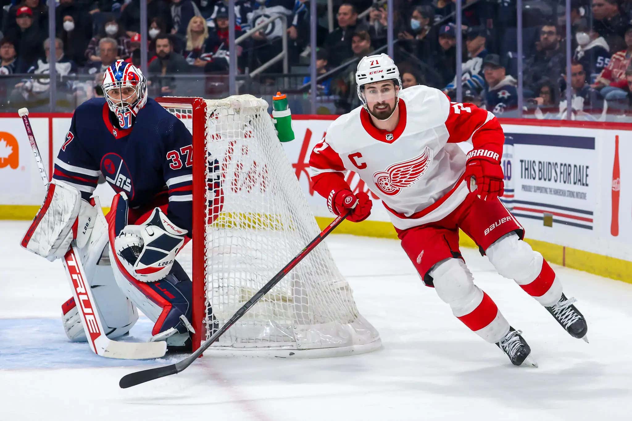 We're A Week Away From The NHL Season And Nobody Wants Dylan Larkin or Connor Hellebuyck