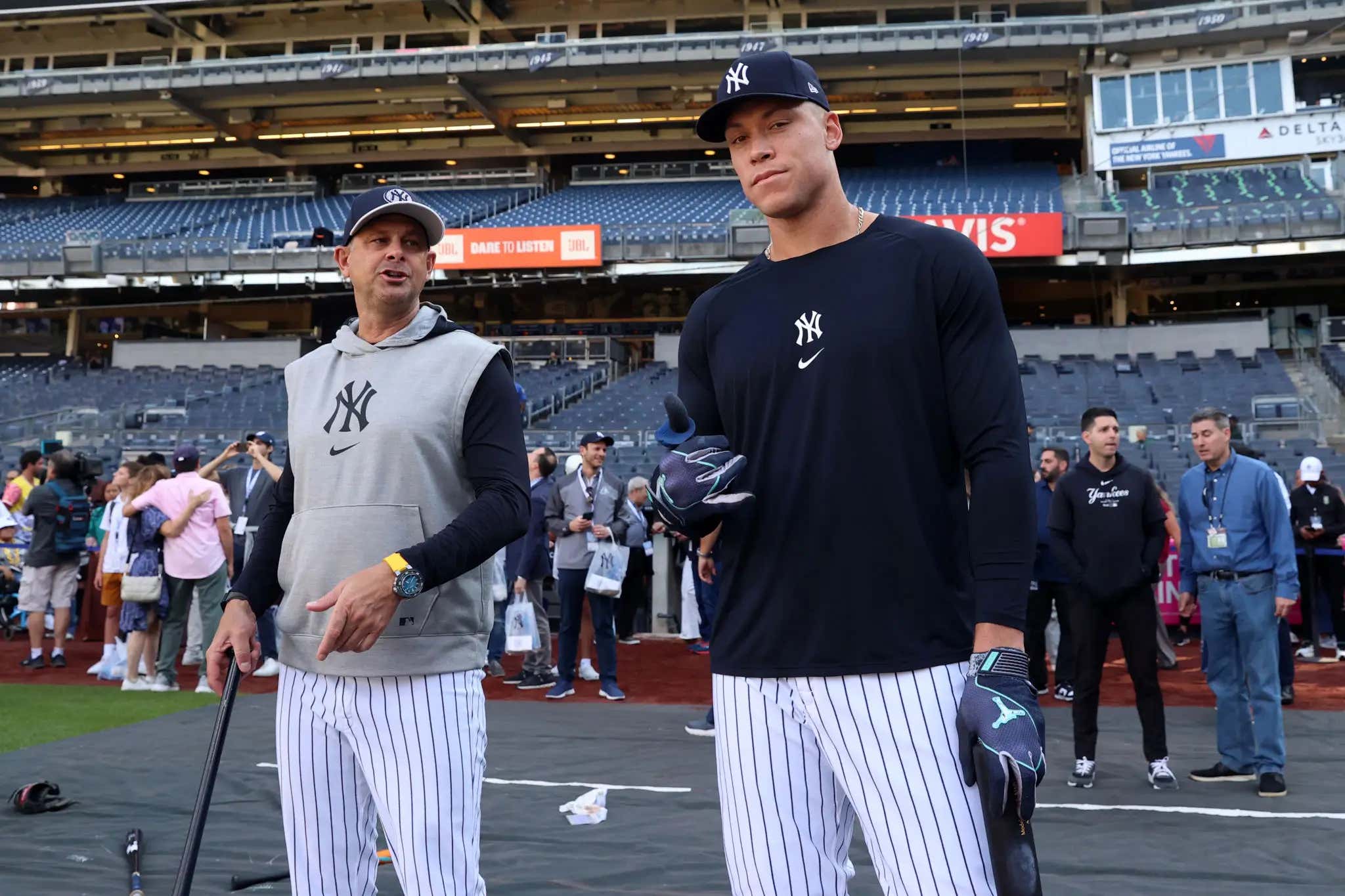 "Everybody's Moderate is a Little Different. I Don't Know Why He Used Those Words" - Aaron Judge Didn't Seem Pleased With Aaron Boone's Assessment Of His Calf Injury And Now It Might Not Be Off The Table That He Plays Next Week When The Postseason Begins