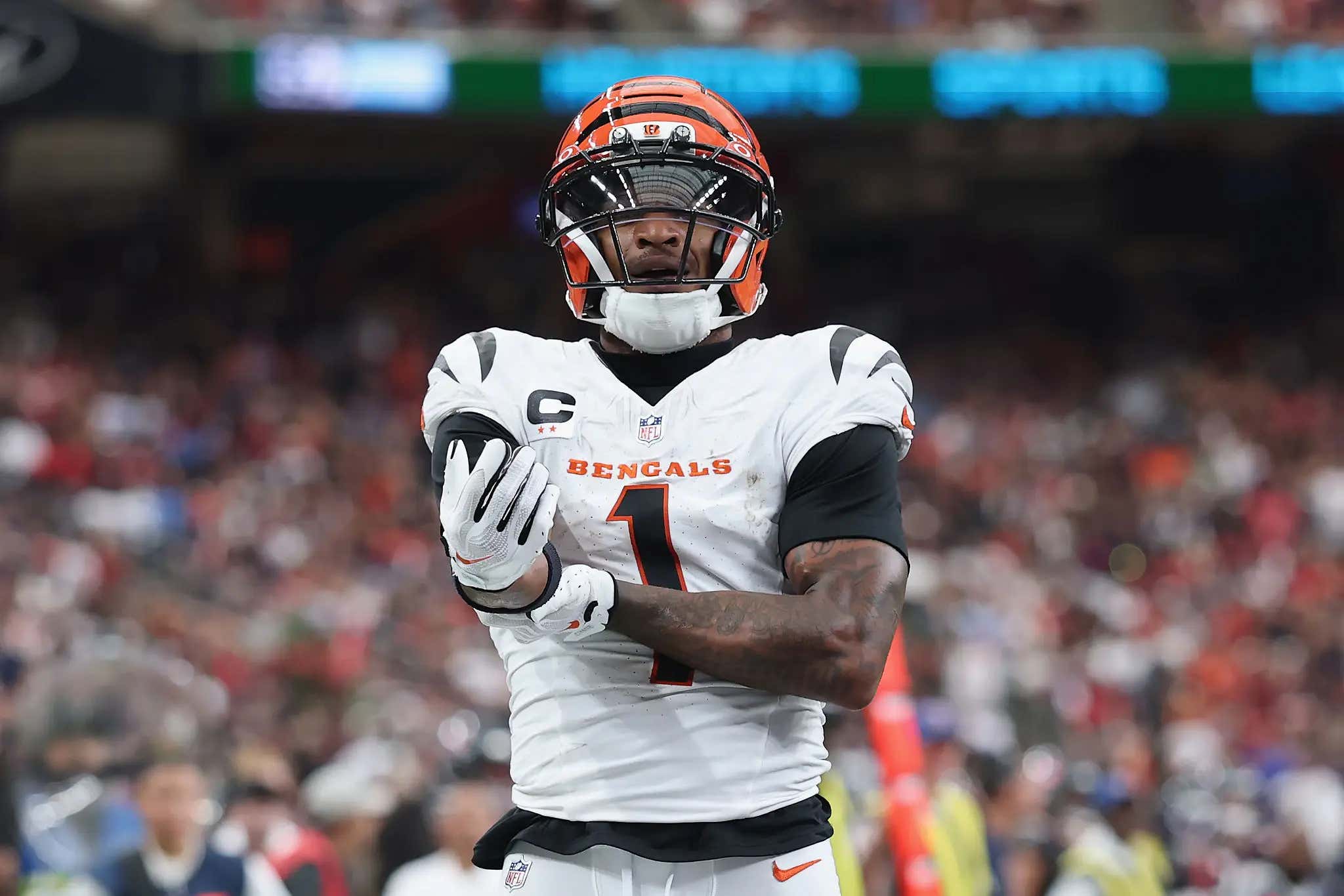 Ja'Marr Chase Wants Help From Other Superstars Because He Was Fined For A 'Phallic-Related Celebration', He Claimed It Was 'The People's Elbow'