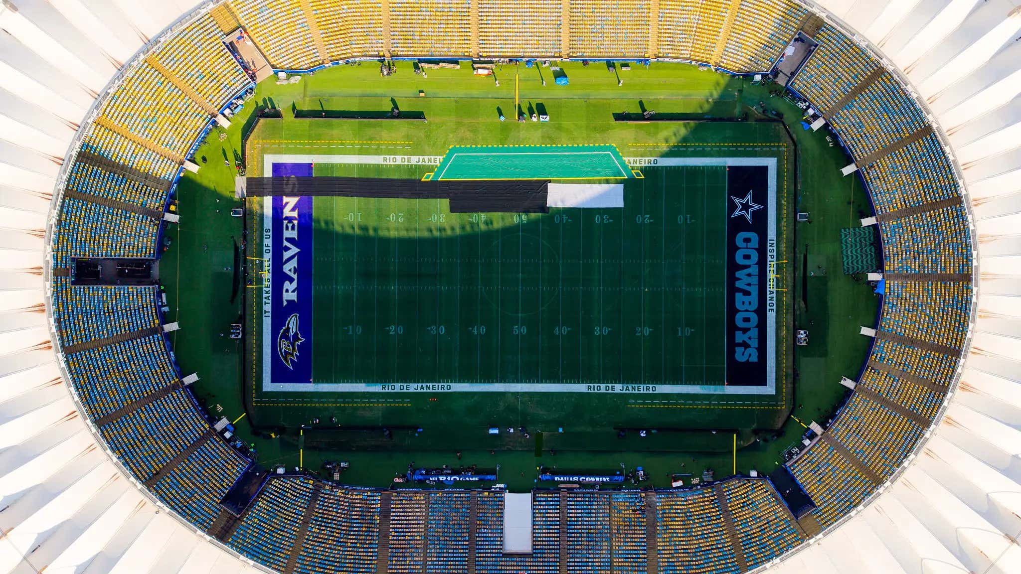 Because Roger Goodell Is Obsessed With International Games The Cowboys And Ravens Are Playing A Game In Rio de Janeiro On Sunday And Oh Man The Field Does Not Look Great