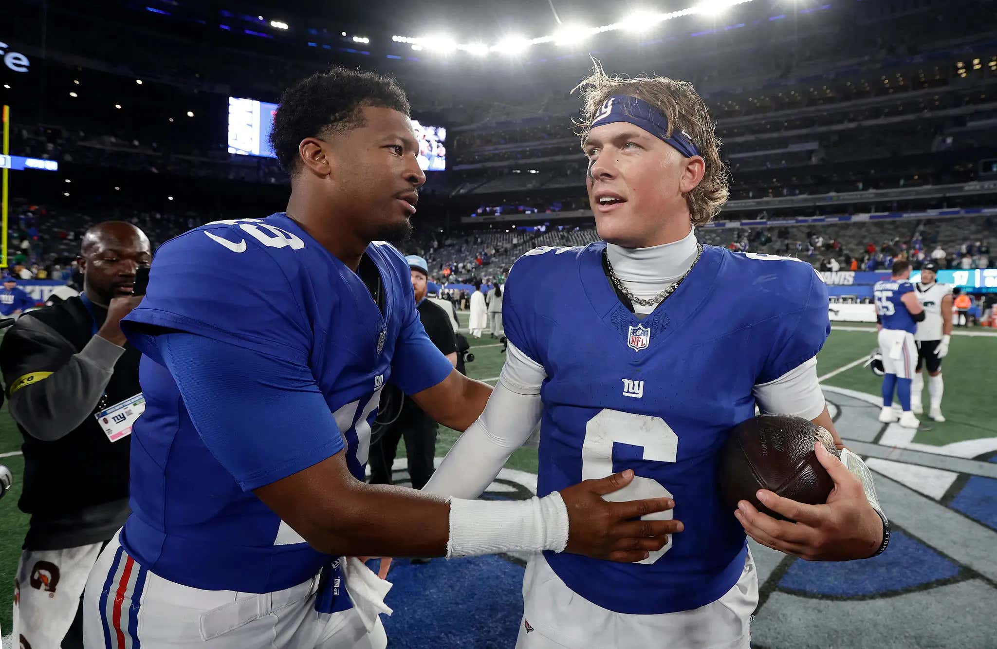 '12 Points. 6x2. It's For You' - Jameis, Of Course, Broke Out Some Perfect Math To Dedicate The Giants Scoring 12 Points To Jaxson Dart