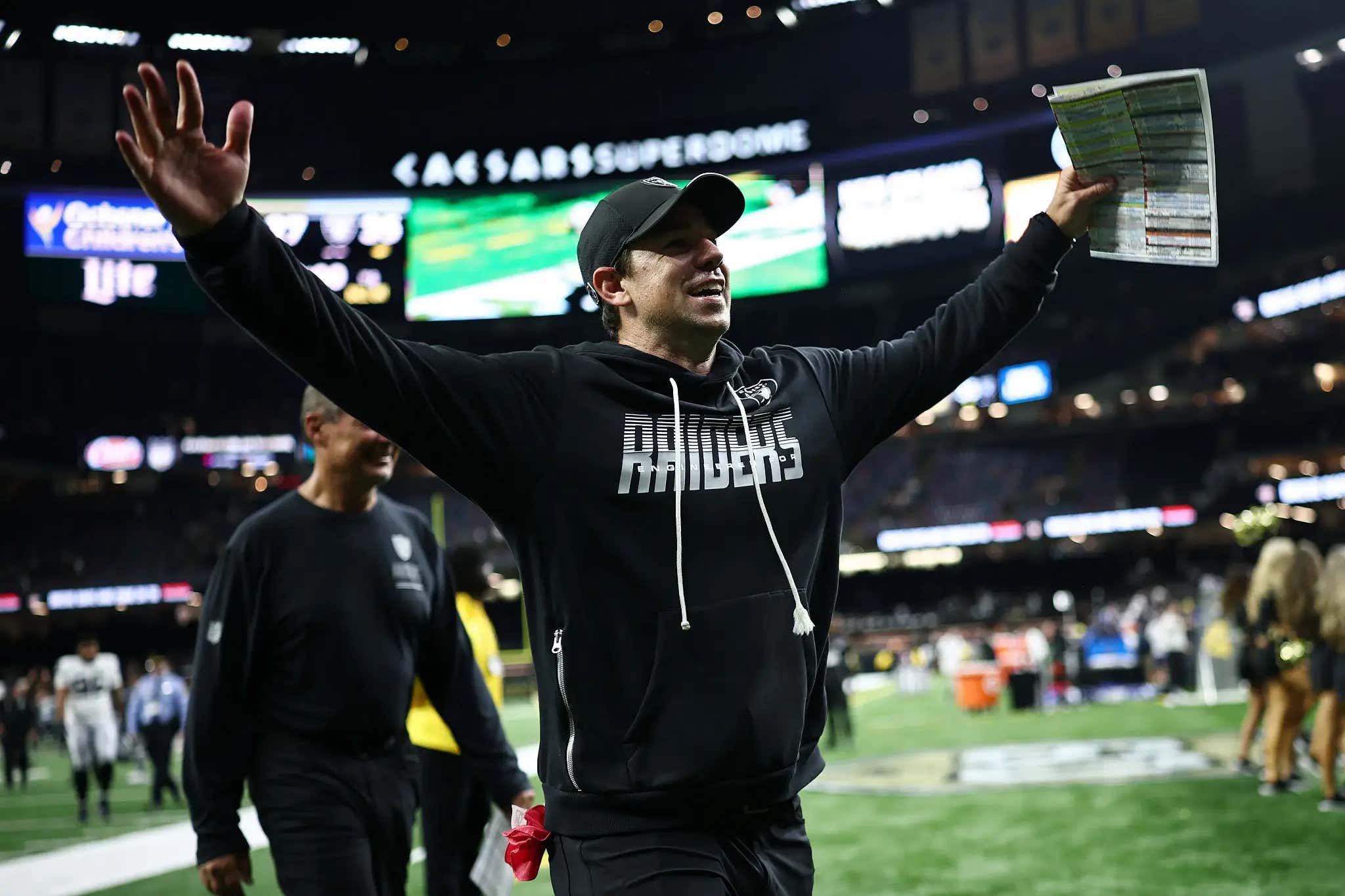Job's Not Finished: Klint Kubiak Doesn't Want To Hear Anyone Praising The Raiders For Being 3-0 And The Biggest Surprise In The NFL