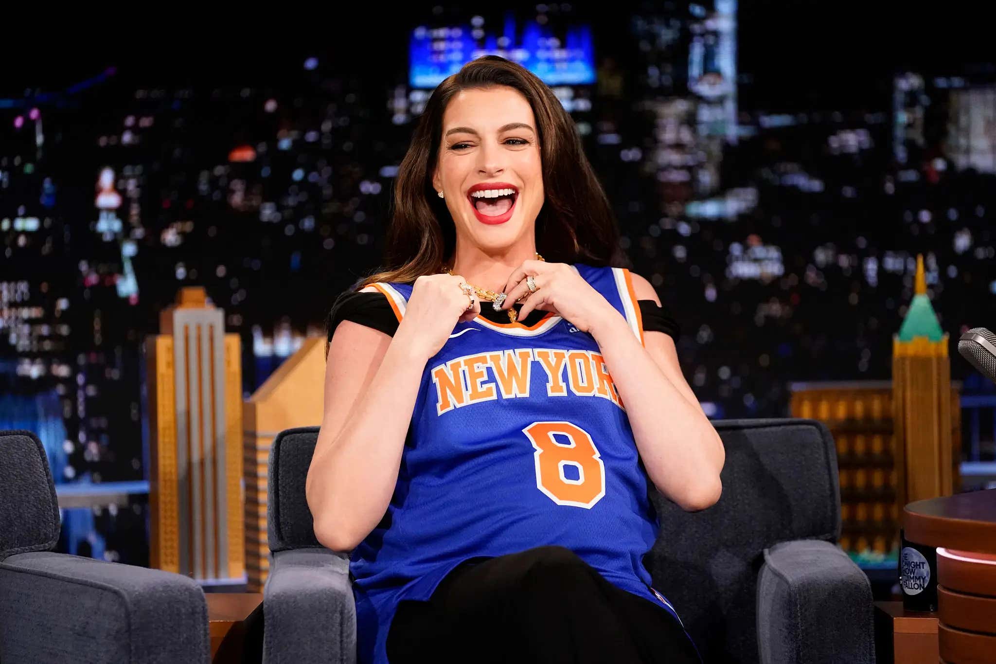 Queen Of New York: Anne Hathaway Says She'd Rather The Knicks Win Another Championship Over Her Winning A Second Oscar