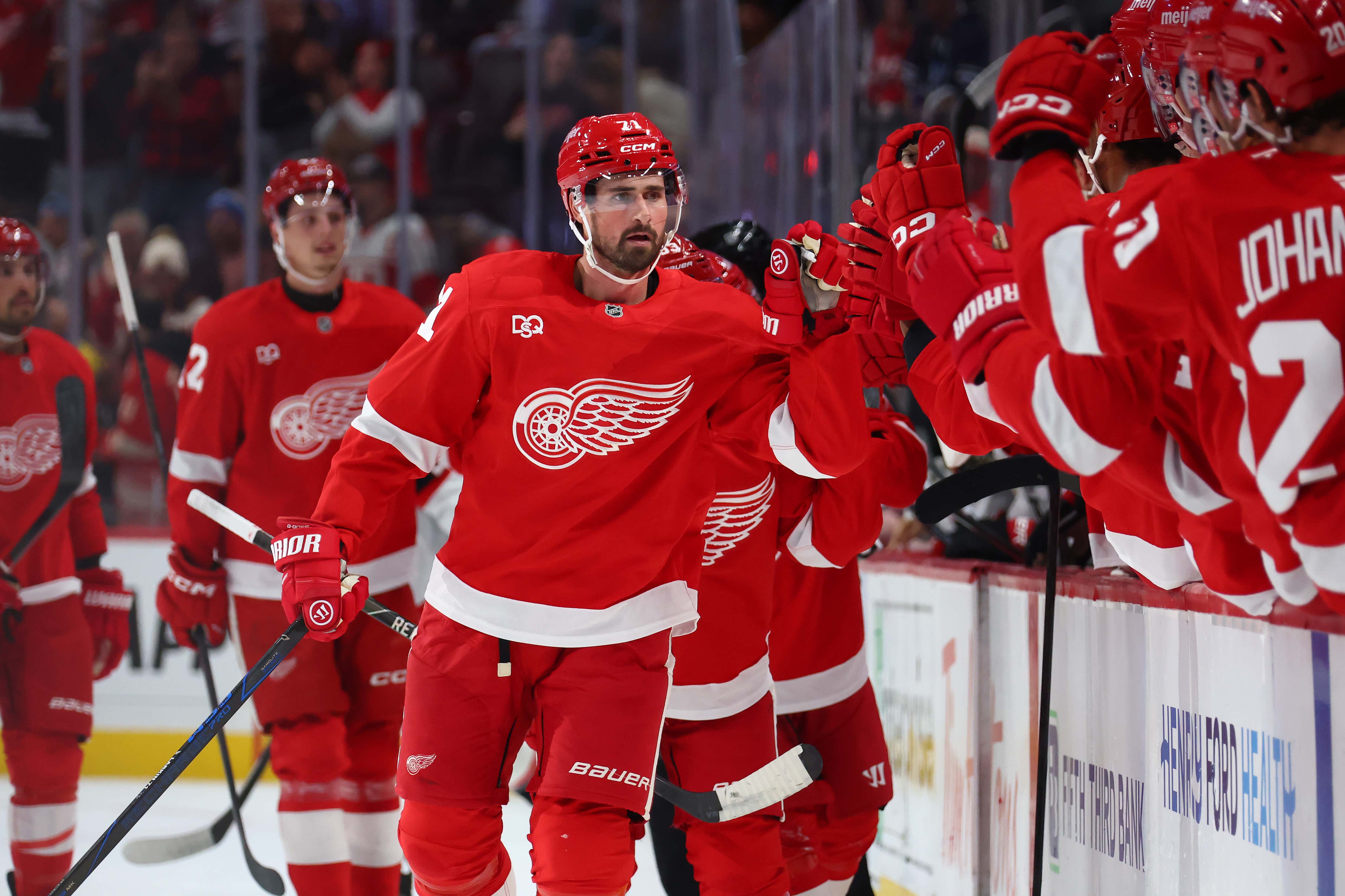 Dylan Larkin Got Boo'd In His First Game Back In Detroit By A Bunch Of Dipshit Red Wings Fans, Immediately Scores A Goal And Puts All Their Emotions In A Blender