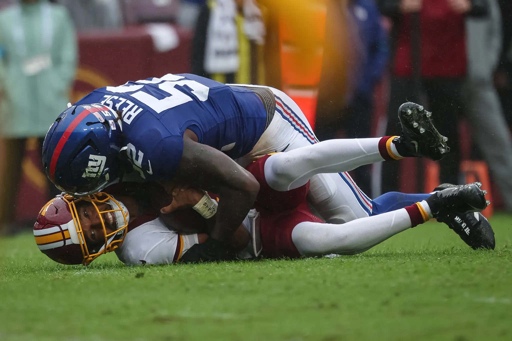 All Giants Fans Should Consider Ourselves Lucky That We Have More Arvell Reese Highlights Where He's Destroying Teams And Looks Like A Superstar
