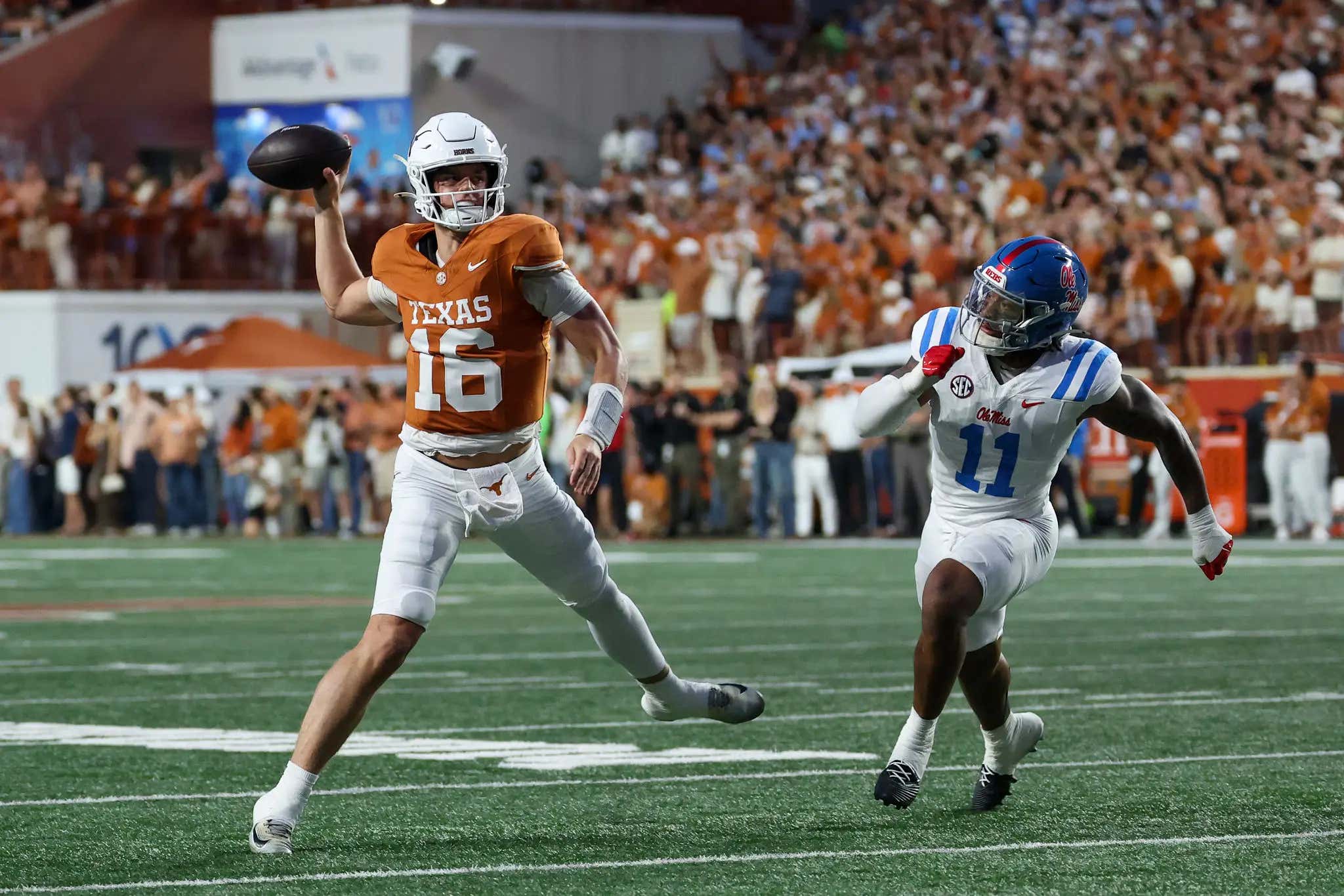 Texas Somehow Lives To Fight Another Day After Trying To Hand Ole Miss an Unfathomable Win