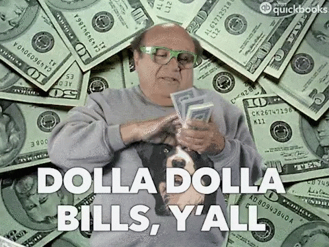 Raining Money GIF by memecandy Raining Money GIF by memecandy