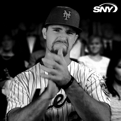 new york mets applause GIF by SNY new york mets applause GIF by SNY