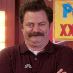 Ron Swanson Smile GIF Ron Swanson Smile GIF
