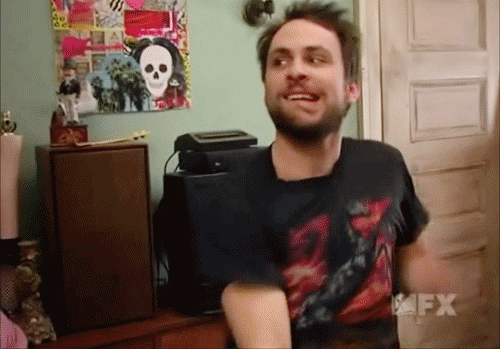 Excited Always Sunny GIF Excited Always Sunny GIF