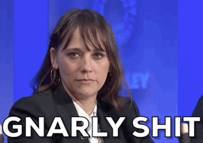 gnarly rashida jones GIF by The Paley Center for Media gnarly rashida jones GIF by The Paley Center for Media