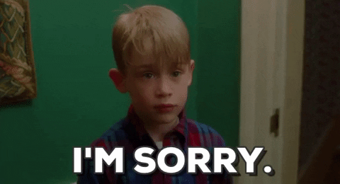 Sorry Home Alone GIF by filmeditor Sorry Home Alone GIF by filmeditor
