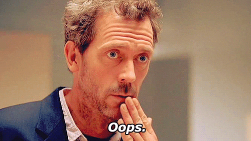 dr house oops GIF dr house oops GIF