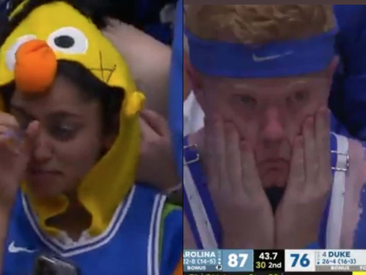 Watching All These Nerds Cry And Weep In The Crowd As Duke Blows K's Last Home Game Is One Of The Greatest Moments In College Hoops