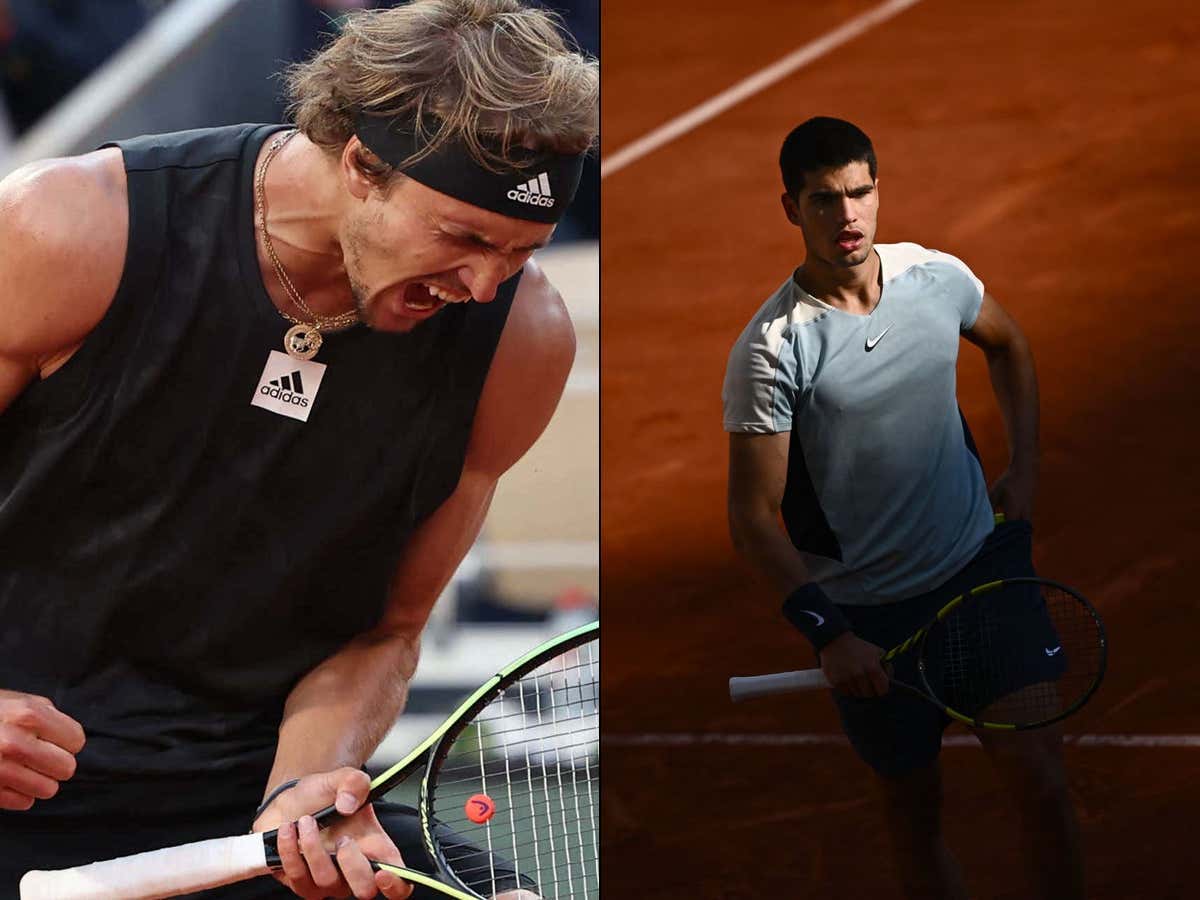 World No. 3 Alexander Zverev Spoils The Party And Upsets 19 Year Old Tennis Phenom Carlos Alcaraz in a 4 Set Thriller At The French Open