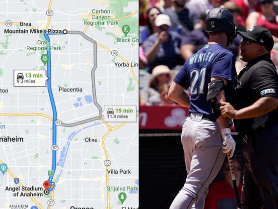 The World's Greatest Delivery Guy Somehow Got A Pizza To Jesse Winker After Today's Brawl And It's An Amazing Story