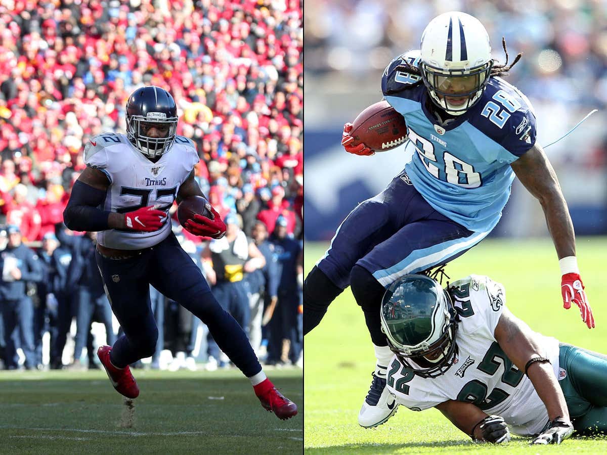 The Titans Were Ready To Get Rid Of Derrick Henry Until Chris Johnson Talked To The Coaches And Said To Feed The Big Man