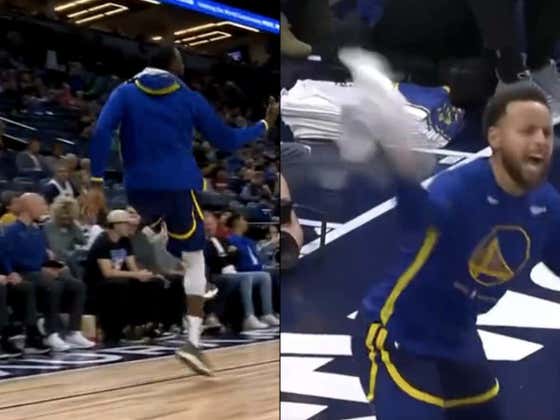 Draymond Green And Steph Curry Both Got Technical Fouls For Celebrating At The End Of A Blowout, Further Proving What A Clown Show NBA Refs Are