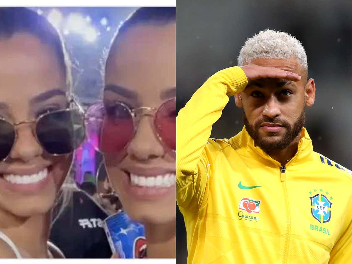 Keep On Shooting: Neymar Apparently Got Turned Down By Keyt Alves, So He Did The Next Logical Thing ... Tried To Pick Up Her Twin Sister