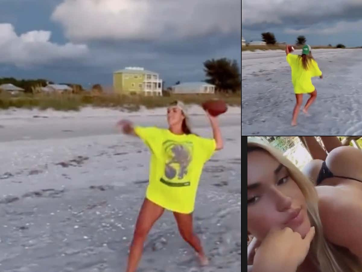 A Complete And Thorough Scouting Breakdown Of Model Kayla Simmons' Beach Football Film
