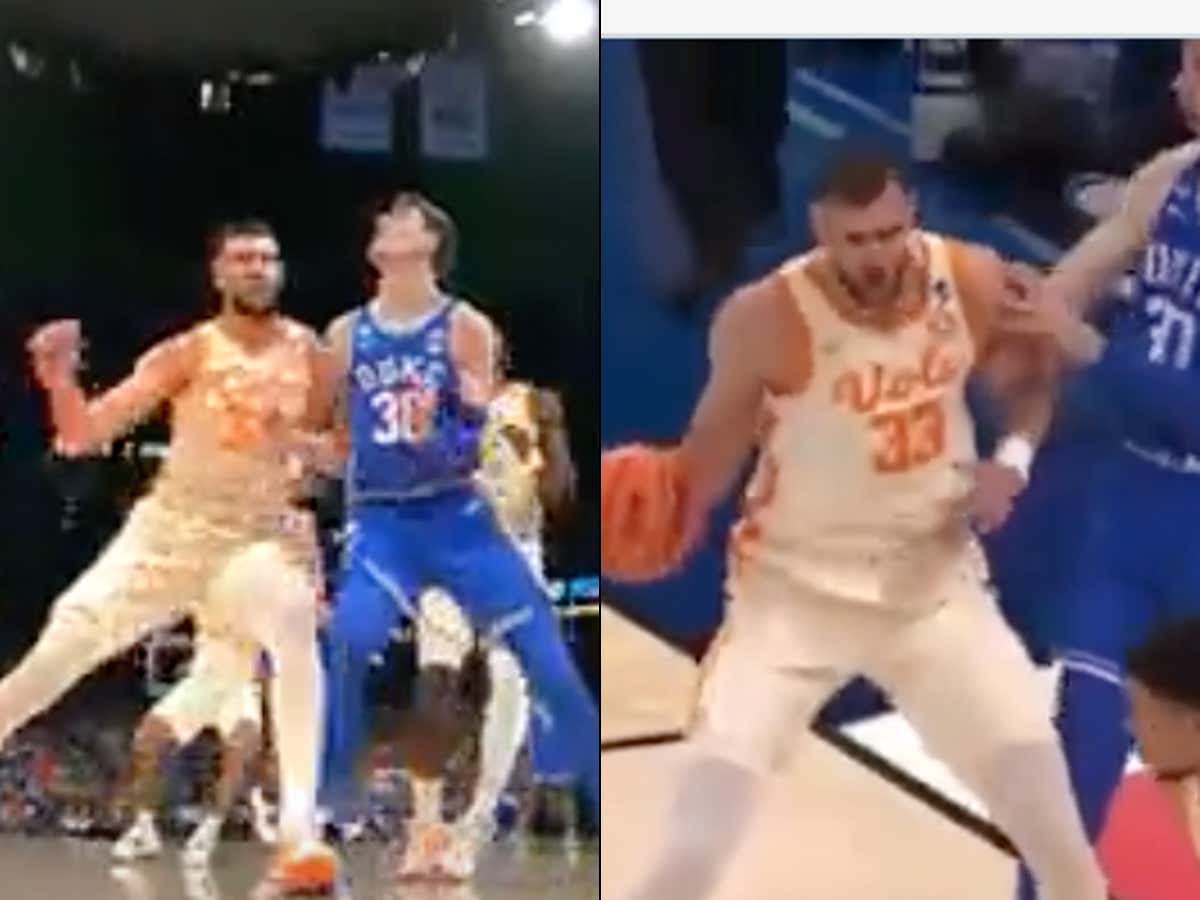 Uros Plavsic Really Fucking Hates Kyle Filipowski Flopping All Over The Place