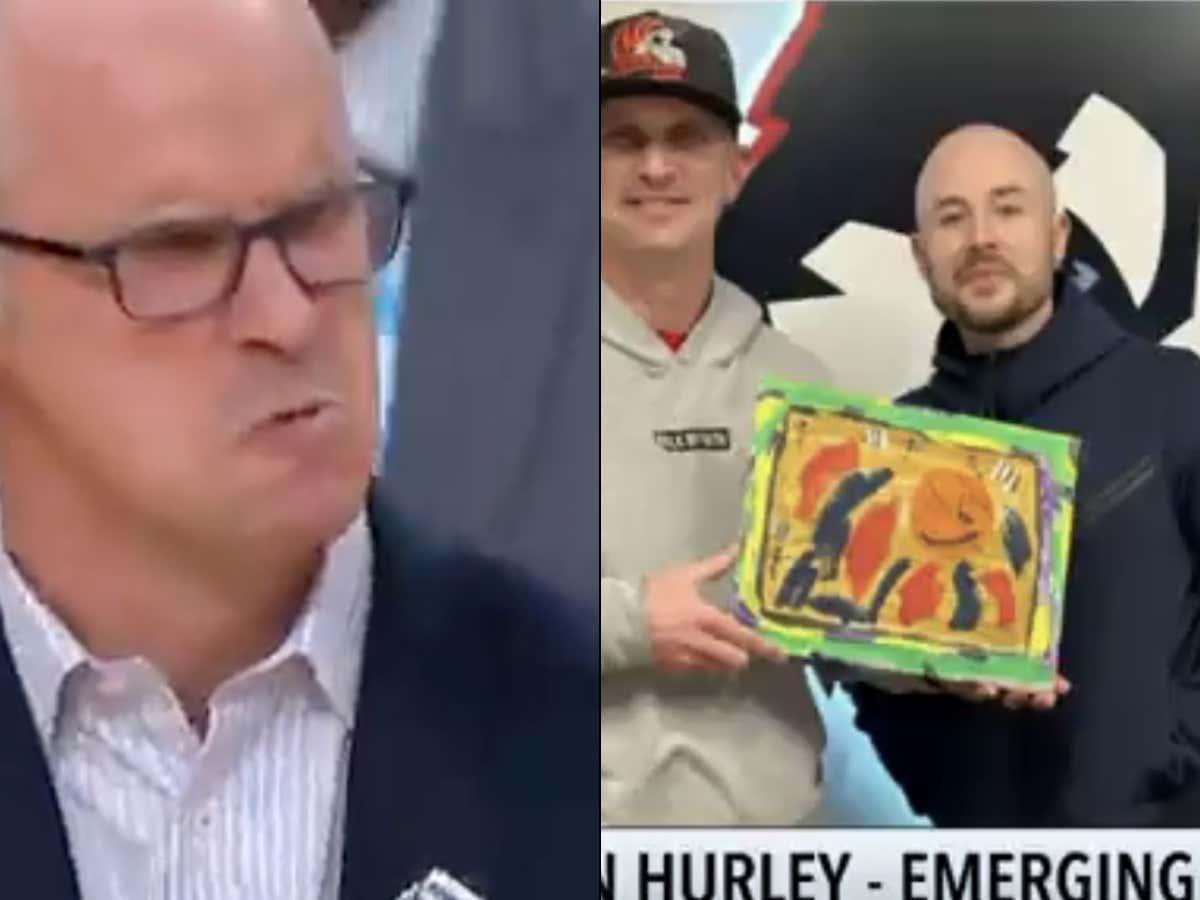 Dan Hurley Losing His Mind And His Magnificent Paintings Are The Only Highlights Worth Anything From That Ass Kicking