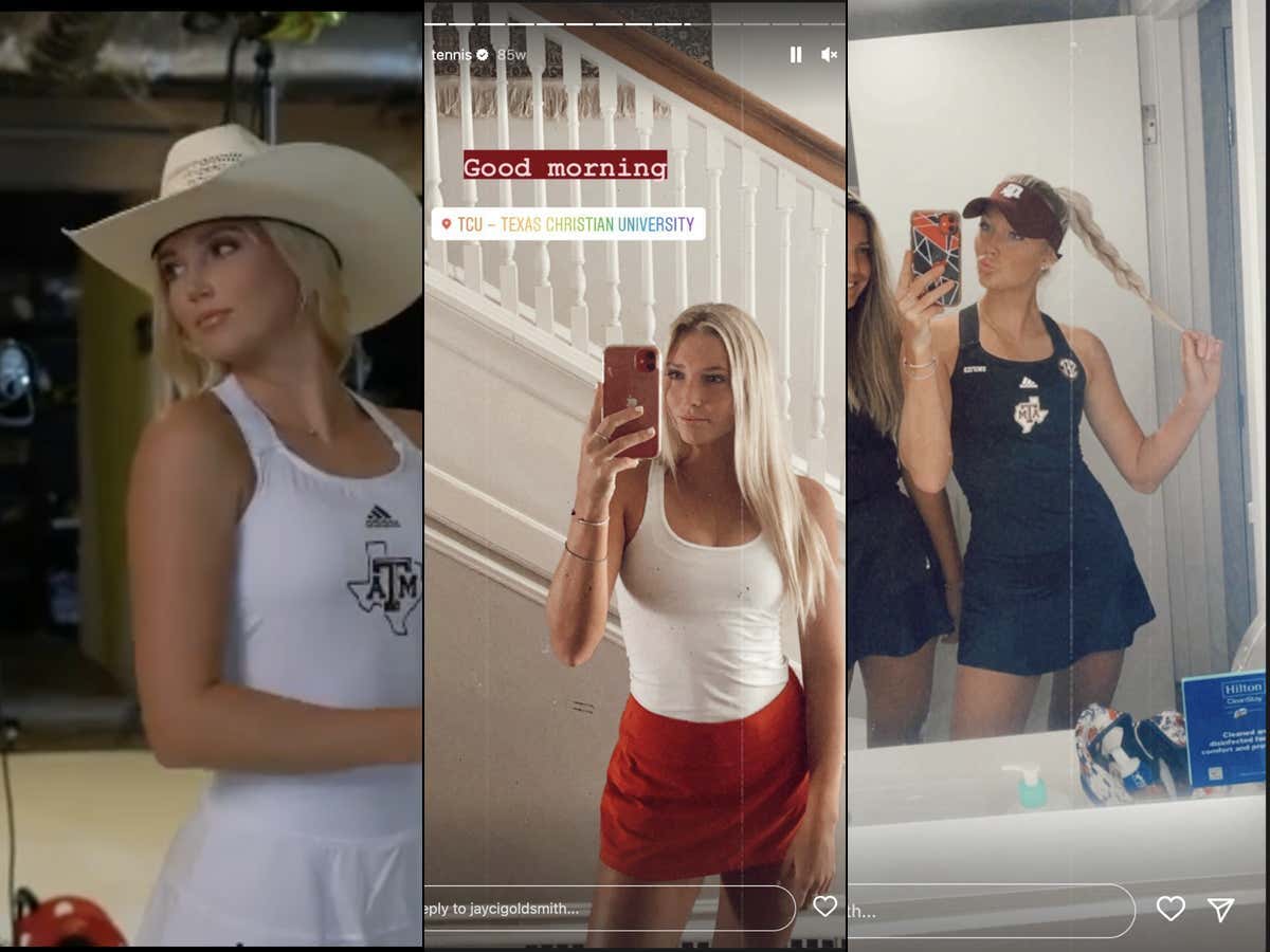 Texas A&M Tennis' Jayci Goldsmith Has Our Attention