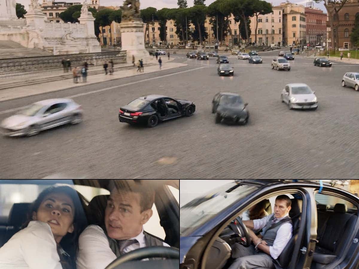 This Footage Of Tom Cruise Driving And Drifting One Handed Through The City of Rome For a Mission Impossible Car Chase Further Proves How Insane He Is