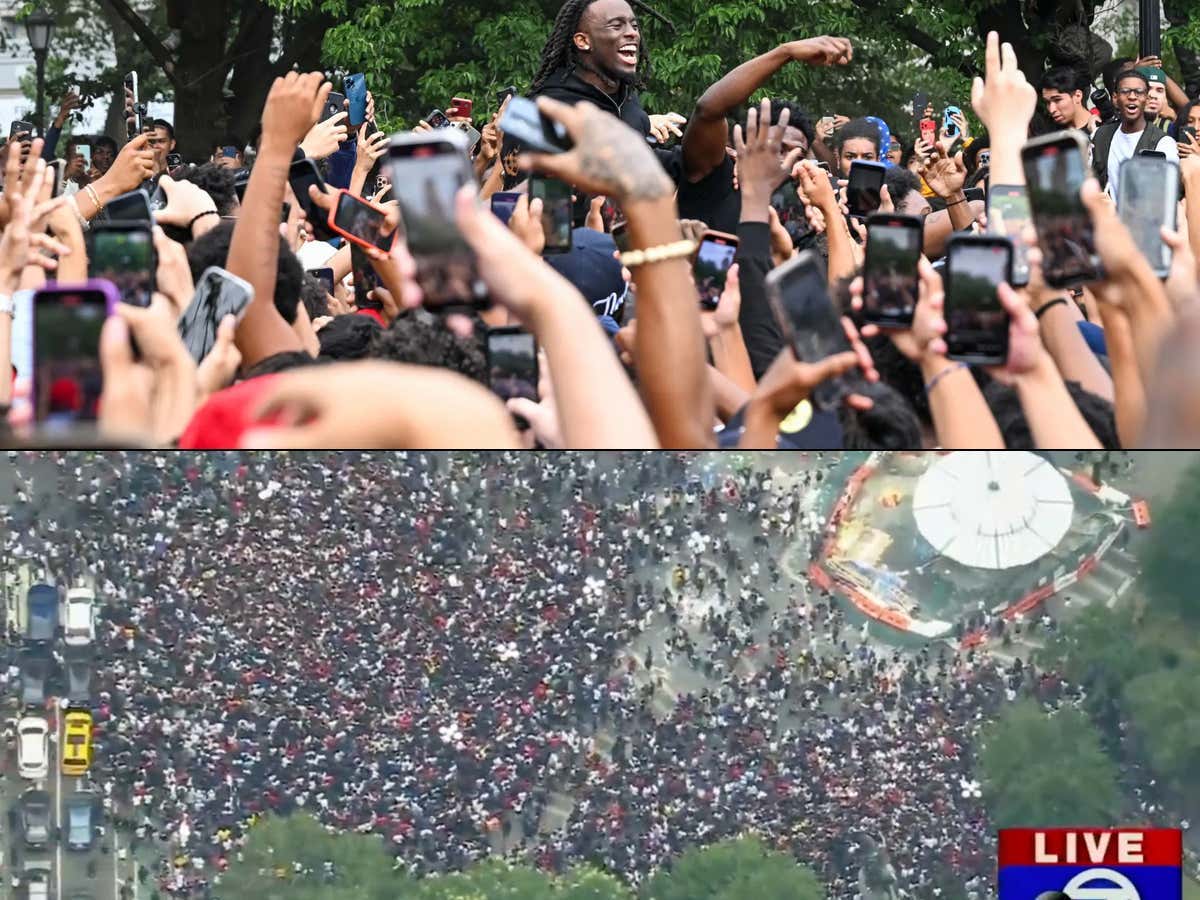 Update: The Twitch Streamer Kai Cenat Who Shut Down Downtown NYC Today From A PS5 Giveaway Will Be Charged With Inciting A Riot And Unlawful Assembly