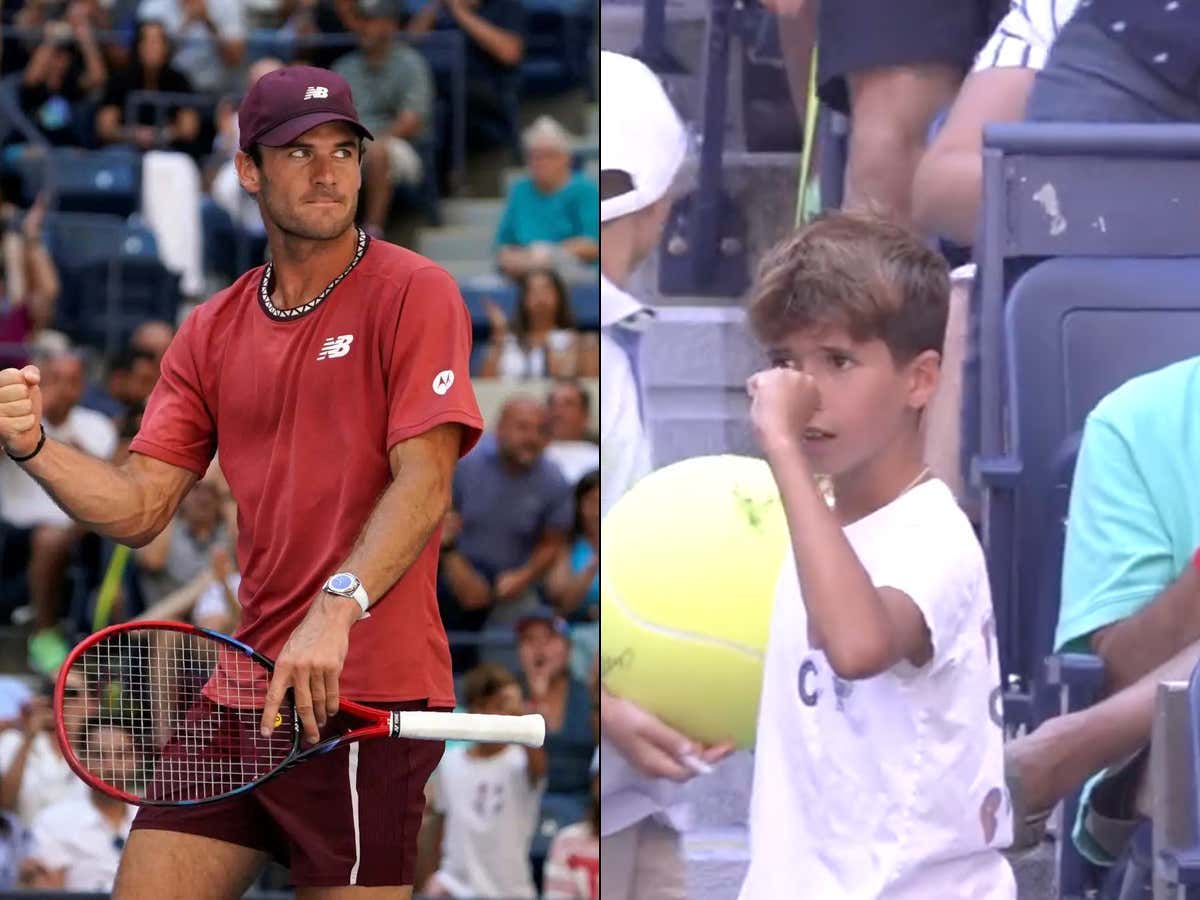 "I'm Not Playing a Match Here Without Him" - An 11 Year Old Named Eddie Has Quickly Become a Good Luck Charm/Coach For Rising American Tommy Paul At This Year's US Open