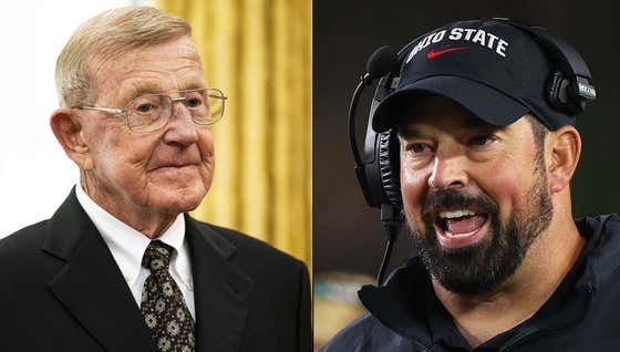 We Found Lou Holtz....He's Still Crying About Ohio State